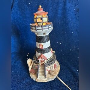 Collectible Lighthouse Light Forever Gifts,TX Coastal Christmas Village Building